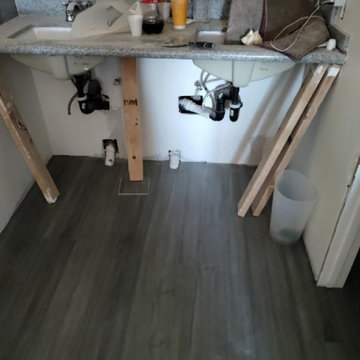 New Vinyl Flooring after damage