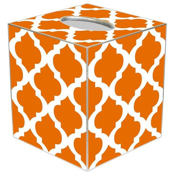 TB2864 - Orange Chelsea Grande Tissue Box Cover