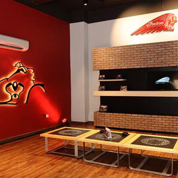 Indian Motorcycle Retail Shop Design By D'Art