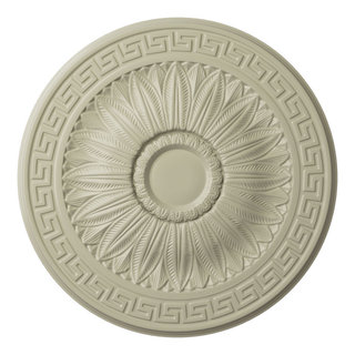 Ekena Millwork 20" Ceiling Medallion | Primed Urethane, Fits Canopies Up To 3-7/8", Classic Design
