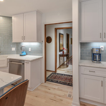 White Shaker Kitchen Design Williamsburg, VA