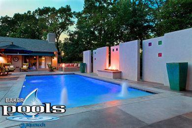 Pool - contemporary pool idea in Other
