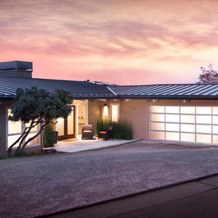 Einstöckiges Modernes Haus mit Blechdach in San Francisco