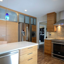 Bamboo w metal cabinets