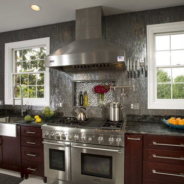 Contemporary, Gourmet Kitchen in Mount Vernon is a Cook's Dream by Michael Nash