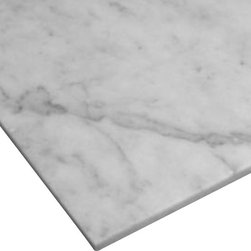 18 x 18 Marble TilesCarrara Marble Italian White Bianco Carrera 18x18 Marble Til - Home Decor