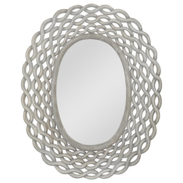 Hedy Modern Handcrafted Braided Weave Mirror