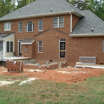 Porch renovation into Sunroom