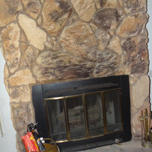 Before and after Fireplace