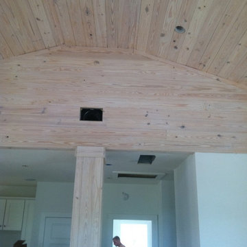 Beachfront Tongue and Groove Kitchen Ceiling