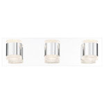 Eurofase - Seaton 6-Light Bathroom Vanity Light in Chrome - This 6-Light Bathroom Vanity Light From Eurofase Comes In A Chrome Finish.It Measures 18" High X 6" Wide. This Light Uses 6 Bulb(S). Damp Rated. Can Be Used In Humid Environments Like Bathrooms Or Covered Outdoor Areas.  This light requires 6 ,  Watt Bulbs (Not Included) UL Certified.