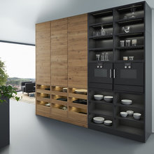 Modern Black kitchen