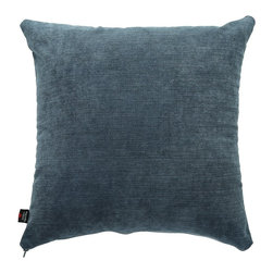 Yorkshire Fabric Shop - Earley Scatter Cushion, Denim Blue, 45x45 Cm - Scatter Cushions