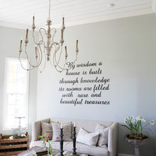 Sayings on walls in homes