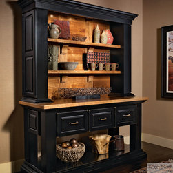 KraftMaid: Hutch in Onyx - Kitchen Cabinetry