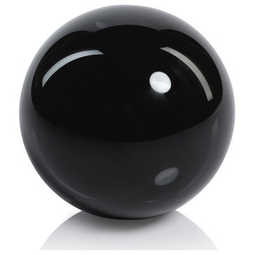 Noyon 4.75" Crystal Glass Fill Decorative Ball