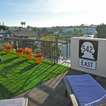 Modern Rooftop with Ipe Deck Tiles