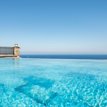 Blue Bead Porcelain Tiles - Bodrum,Mugla Villa