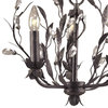 Elk Lighting Circeo Deep Rust Three-Light 16'' Wide Mini Chandelier