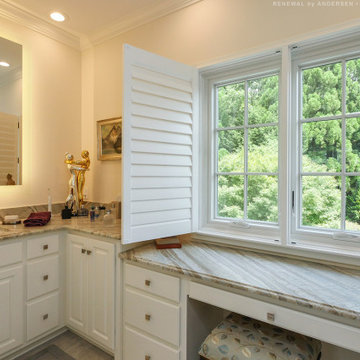 Fabulous Bathroom with New Casement Windows - Renewal by Andersen Georgia