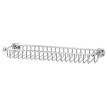 Rohl Perrin and Rowe 20-In Wall-Mounted Sponge Basket, Chrome