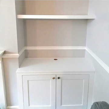 Shaker alcove cabinets greenwich