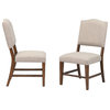 Sunset Trading Simply Brook Upholstered Dining Chair | Set Of 2 | Amish Brown