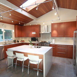 Contemporary Hickory Kitchen - Kitchen Cabinetry