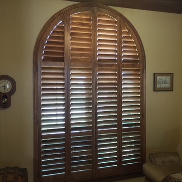Arch Top Plantation Shutters - Richardson, Texas