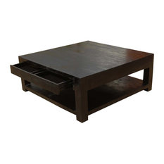 Organized Rounded Corners Coffee Tables Houzz Sierra Living Concepts Contemporary Solid Wood Square Espresso Coffee Table Tables