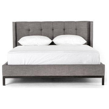 Demondo Bed, Queen, Harbor Gray