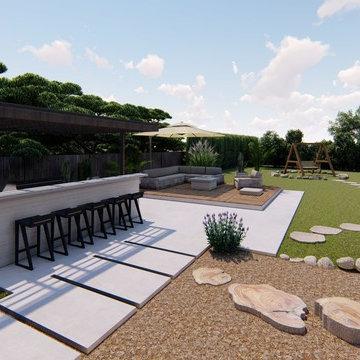 Transforming an Empty Backyard | Dry Tolerant Landscaping