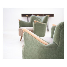 Mid Century Danish Armchairs, 1950s, Set of 2