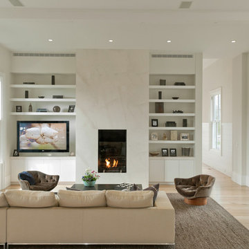 Beach Style Living Room