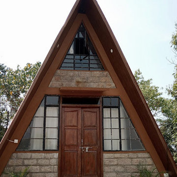 A frame cabin-Cherrapunji