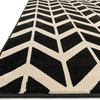 Loloi Goodwin Collection Rug, Black and Ivory, 2'3"x3'9"