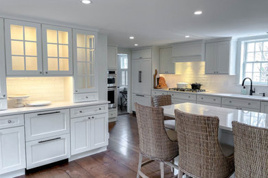 Elegant kitchen photo in Boston