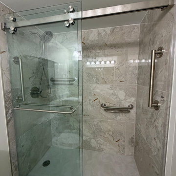 Two-Bathroom Remodel with Accessible Upgrades in Arlington, VA