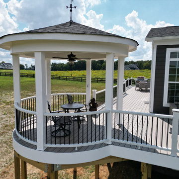 Moisture Shield Catalina Deck with Open Round Gazebo