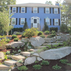 Hardscaping Using Reclaimed Granite - Landscaping Stones And Pavers