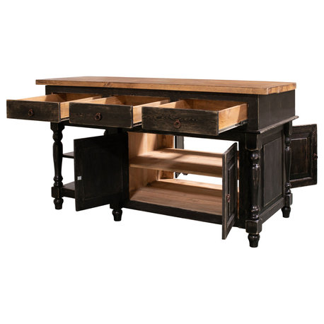 Marcello Kitchen Island, 72x24x36
