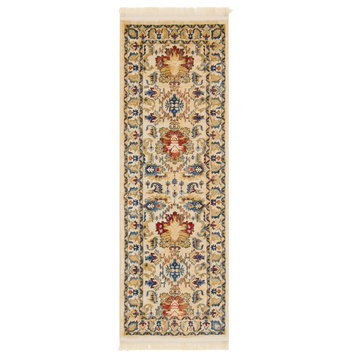 Unique Loom Ivory Diplomat District 2' 2 x 6' 0 Runner Rug