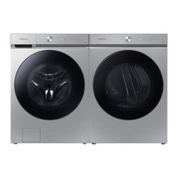 Samsung Bespoke 5.3 Cu. Ft. Front Load Washer and 7.6 Cu. Ft. Electric Dryer Lau - Laundry Room Appliances