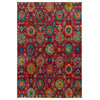 Fiesta Medallions Indoor Rug Red 8'10"x11'9"