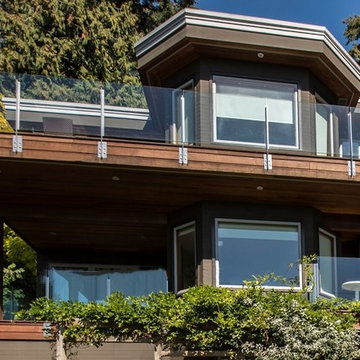 Contemporary West Vancouver Residential, Entry and Deck Renovation