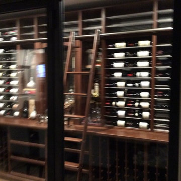 Modern Home Wine Cellar Design Orange County California