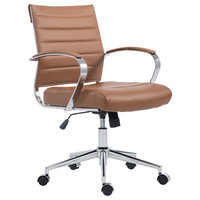 Poly and Bark Tremaine Office Chair, Terracotta