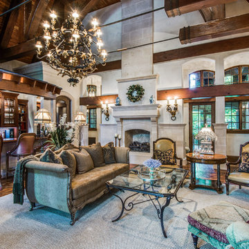 One-of-a-kind estate overlooks serene lake on just under an acre!