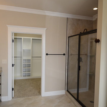 Master Bath Shower & Built-in Closet