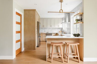 Kitchen - transitional kitchen idea in Other